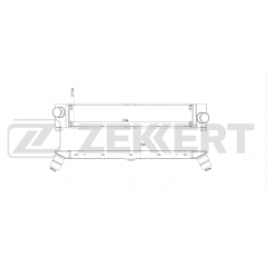 Радиатор интеркулера Peugeot Boxer lll Zekkert
